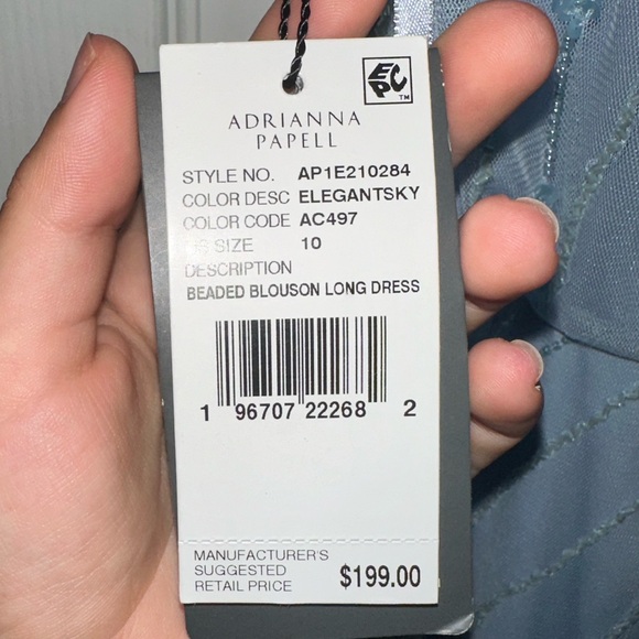 Beaded Blouson Long Dress - Picture 3 of 5